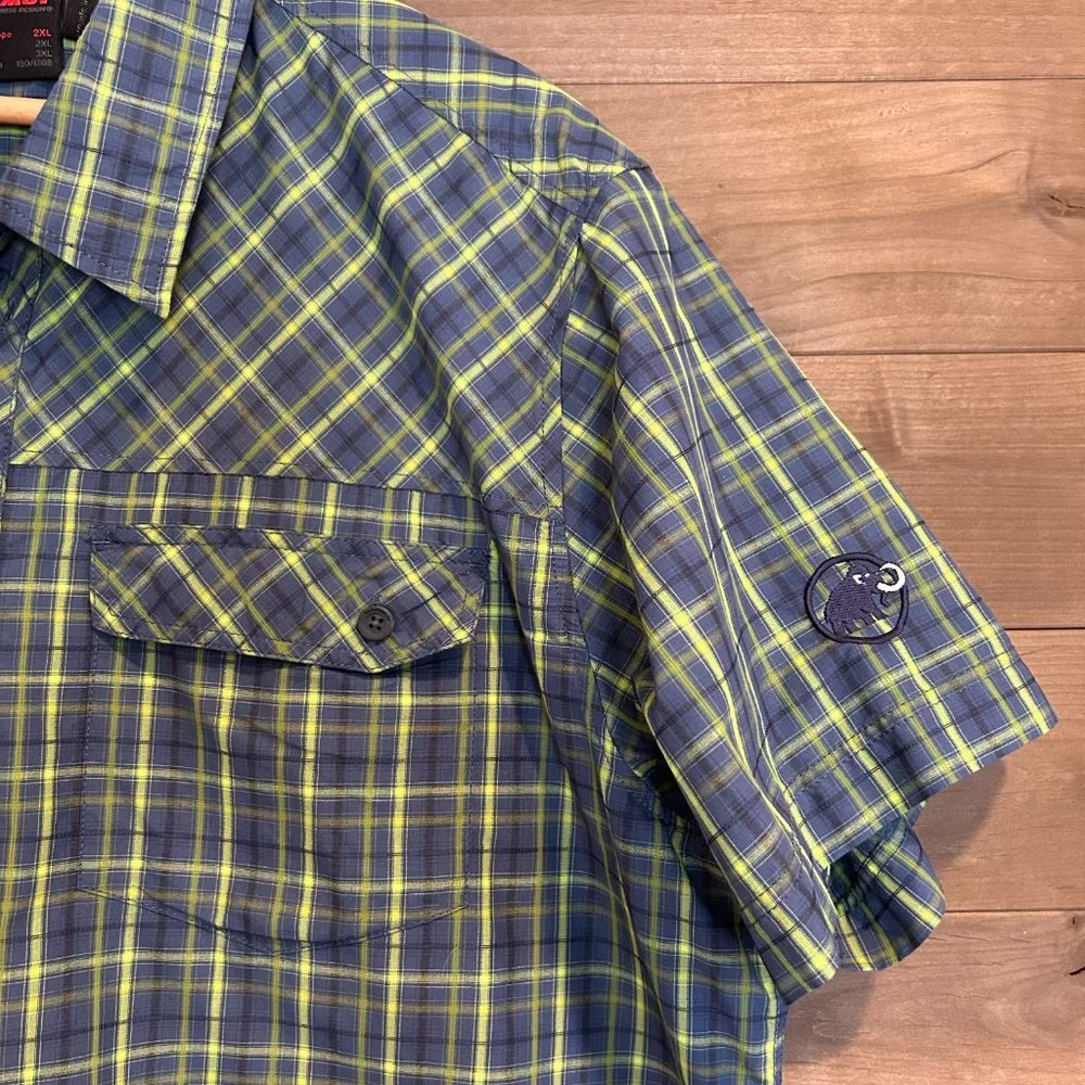 MAMMUT REI Asko Button Down Lighweight Hike Bike Travel Shirt - Picture 3 of 4